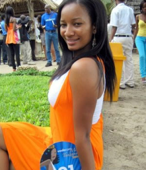Elizabeth at Miss Tanzania 2008