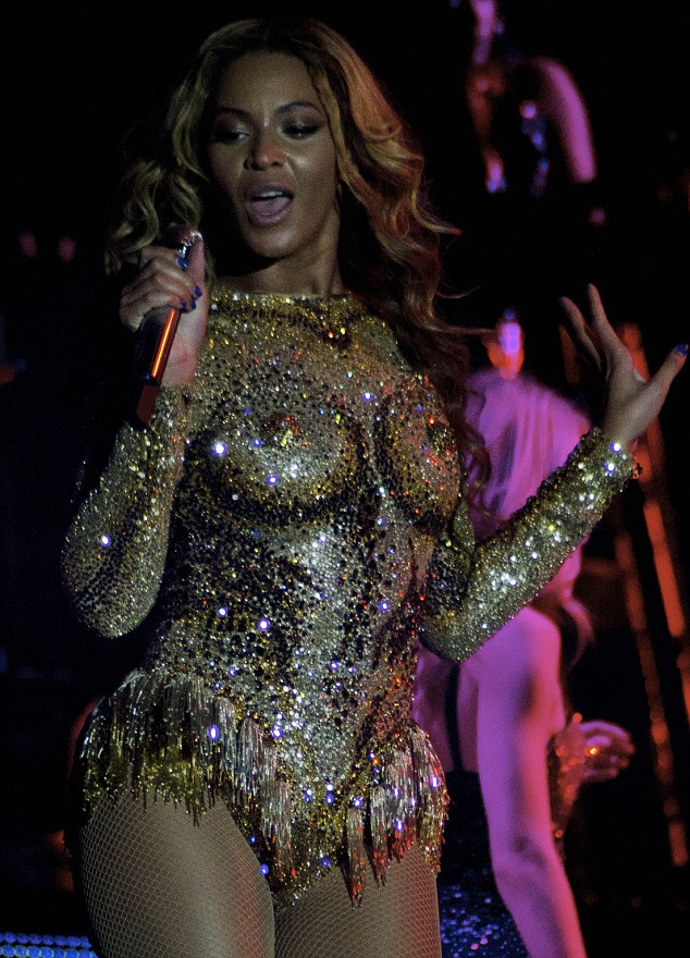 Superstar Beyonce goes through some sexy costumes changes as she returns to top form on the 1st night of her Mrs Carter World tour at Kombank Arena in Belgade, Serbia