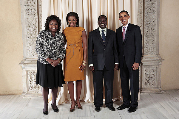 Odinga and Obama