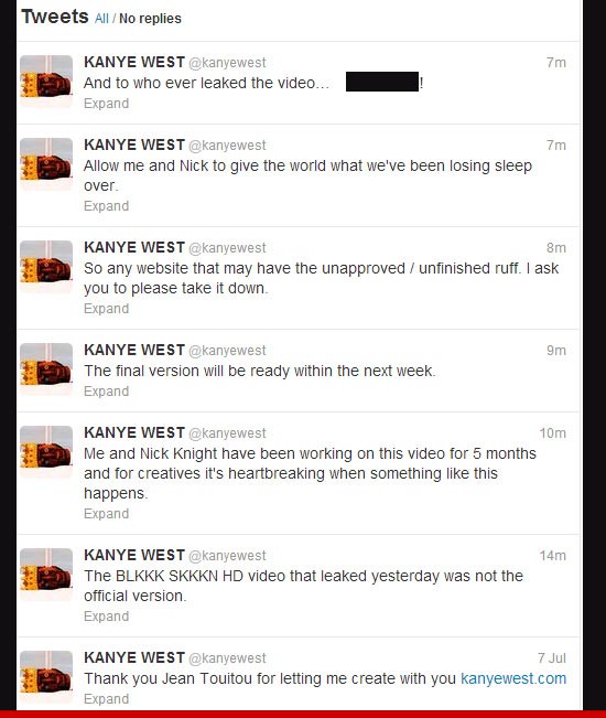 Kanye tweet