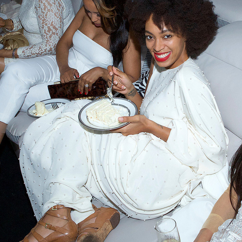 Obviously-Solange-looked-lovely-embellished-white-dress